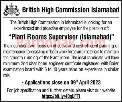 British High Commission Jobs,