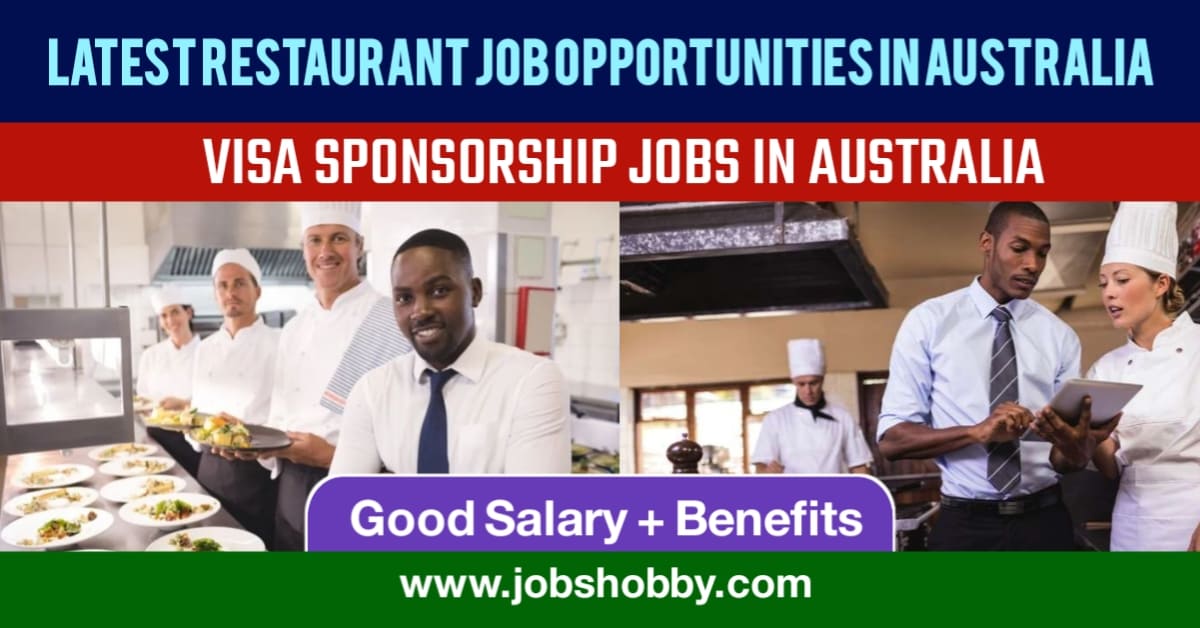 Restaurant Job Opportunities in Australia